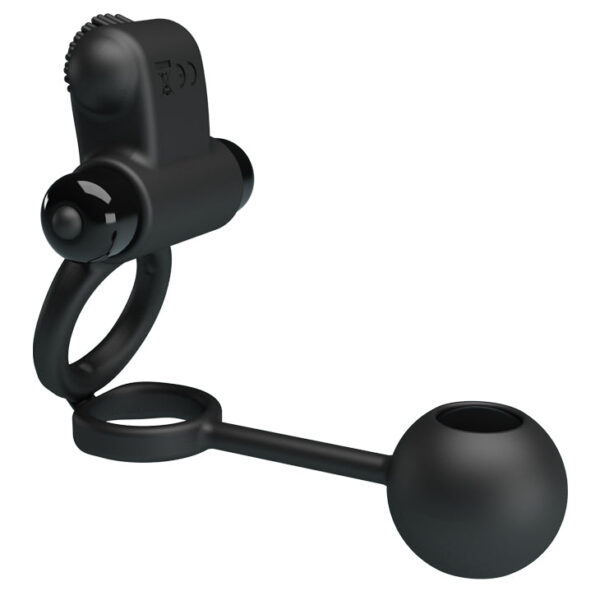 Vibrating Penis Sleeve IV Black (203mmx40mm & 203mmx63mm)