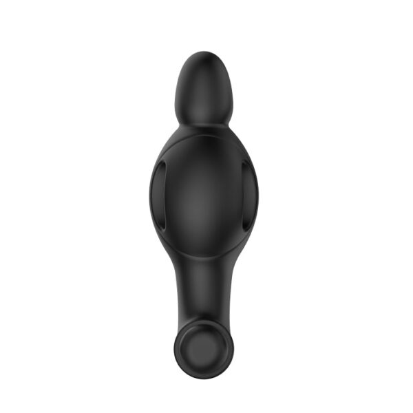 Anal Mr. Play Silicone Vibrating Butt Plug (AA Battery) - Black