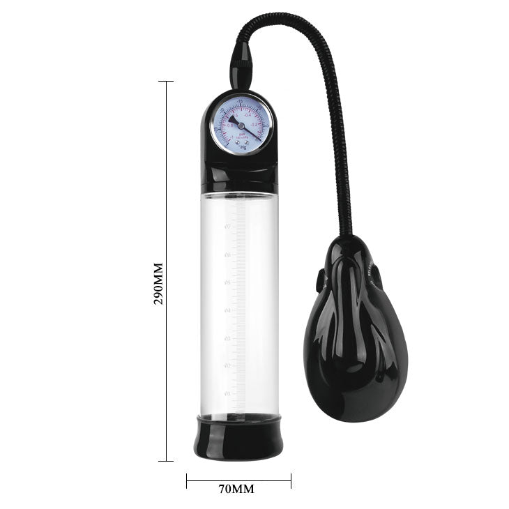 Penis Pump W/ Barometer 290mm x 70mm