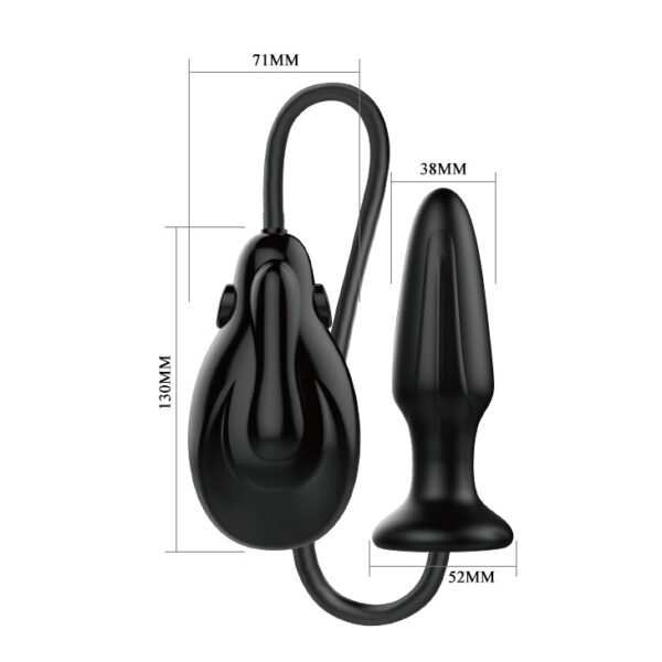 Anal Mr. Play Inflatable Vibrating Anal Plug - Battery Operated