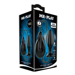 Anal Mr. Play Inflatable Vibrating Anal Plug - Battery Operated