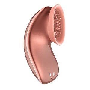 Clitoral Vibrator Hands Free Suction & Vibration Toy - Rose