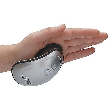 Clitoral Vibrator Hands Free Suction & Vibration Toy - Silver
