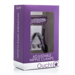 Nipple Adjustable Nipple Clamps - Purple