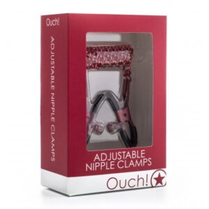 Nipple Clamps Adjustable Nipple Clamps - Red