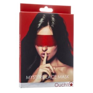 Mask Mystère Lace Mask - Red
