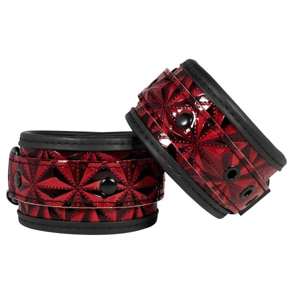 Ankle Cuffs Luxury- Burgundy