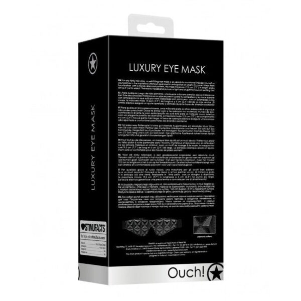 Mask Luxury Eye Mask - Black