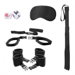 Bed Post Bindings Restraint Kit - Black