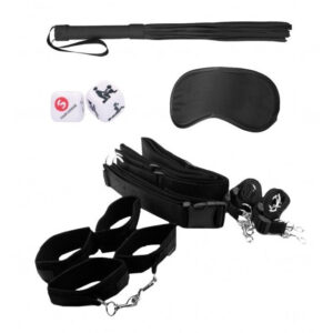 Bed Post Bindings Restraint Kit - Black