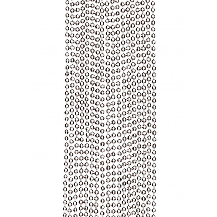 Flogger Silver Ball Chain Flogger - Black