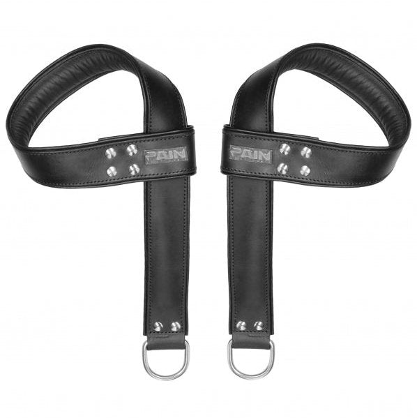 Cuffs Suspension Cuffs Saddle Leather Hands & Feet - Black