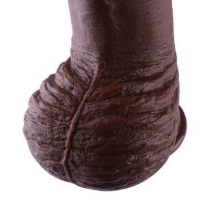 Dildo 12 inch Monstrous Big Dildo - Brown (KlicLok)