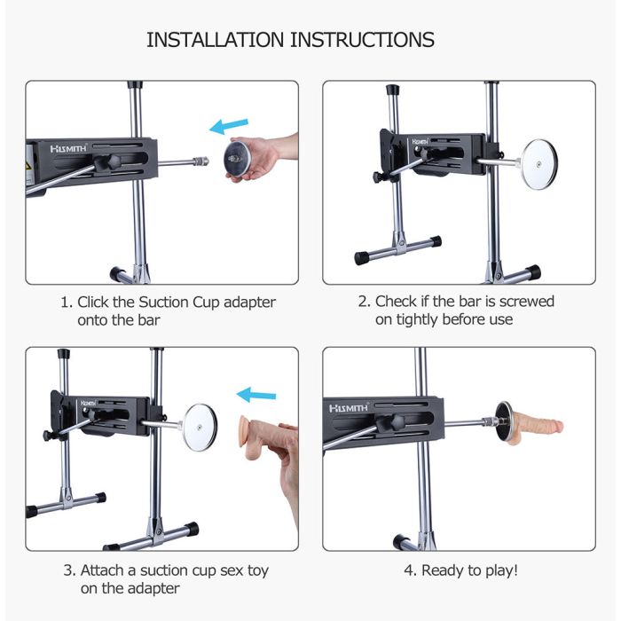 HiSmith - 4.5inch Suction Cup Adapter (KlicLok)