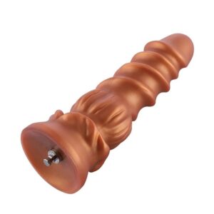 Dildo 8.5 inch Silicone Golden Monster Dildo (KlicLok)